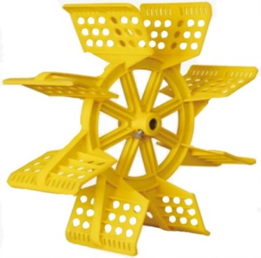Paddle Wheel Impeller/ Yellow Fan